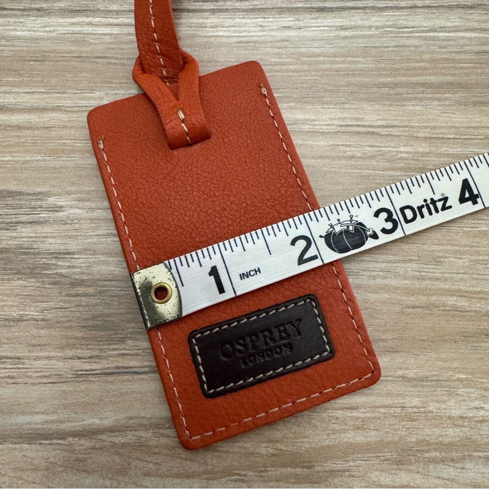 Osprey London Leather Luggage Tag - Picture 6 of 8